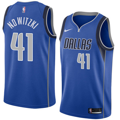 Nike Mavericks #41 Dirk Nowitzki Royal Nike New Swingman Icon Edition Jersey Nike Mavericks #41 Dirk Nowitzki Royal Nike New Swingman Icon Edition Jersey