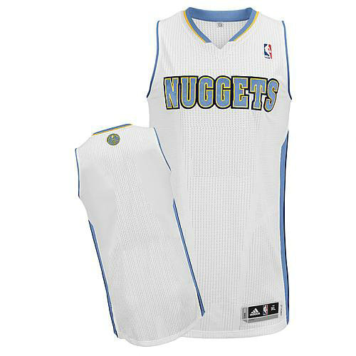Denver Nuggets Revolution 30 Blank White Stitched NBA Jersey Denver Nuggets Revolution 30 Blank White Stitched NBA Jersey