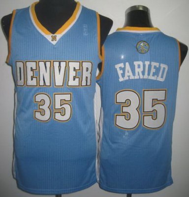 Denver Nuggets 35 Kenneth Faried Light Blue Revolution 30 NBA Basketball Jerseys Denver Nuggets 35 Kenneth Faried Light Blue Revolution 30 NBA Basketball Jerseys