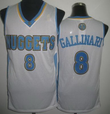 Denver Nuggets 8 Danilo Gallinari White Revolution 30 NBA Basketball Jerseys Denver Nuggets 8 Danilo Gallinari White Revolution 30 NBA Basketball Jerseys