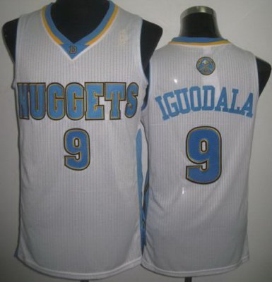 Denver Nuggets 9 Andre Iguodala White Revolution 30 NBA Basketball Jerseys Denver Nuggets 9 Andre Iguodala White Revolution 30 NBA Basketball Jerseys