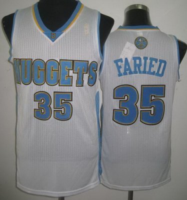 Denver Nuggets 35 Kenneth Faried White Revolution 30 NBA Jerseys Denver Nuggets 35 Kenneth Faried White Revolution 30 NBA Jerseys
