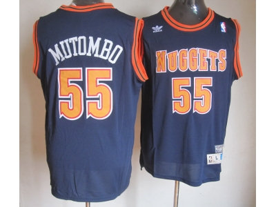 nba denver nuggets #55 mutombo blue jerseys nba denver nuggets #55 mutombo blue jerseys