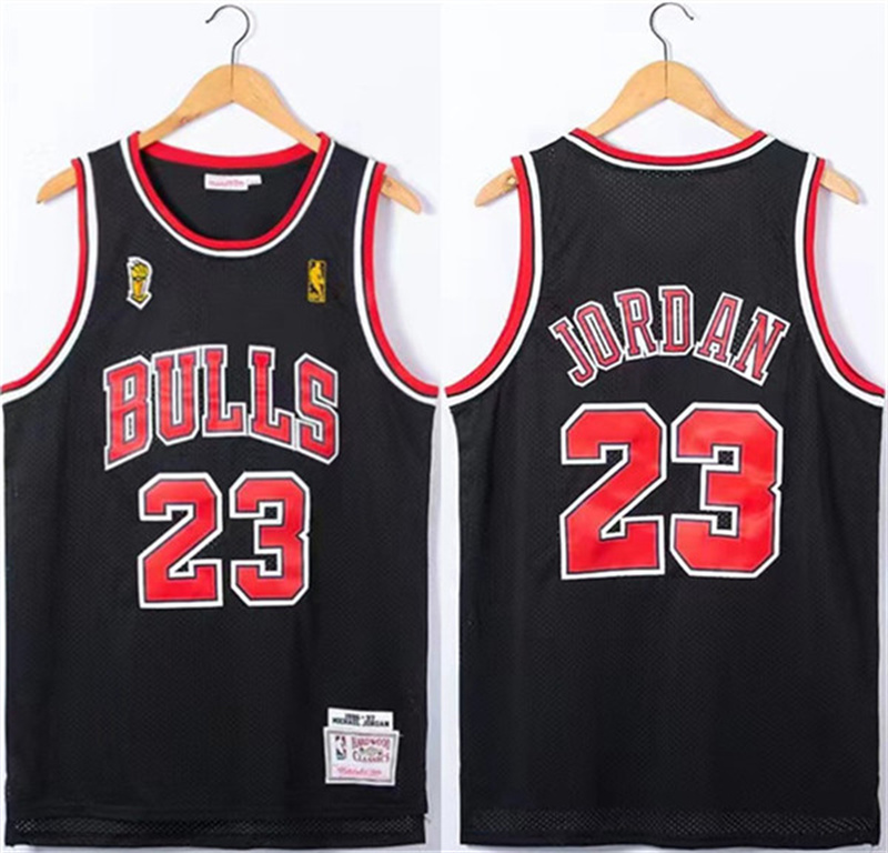 Men's Chicago Bulls #23 Michael Jordan Red 1996-97 Throwback Champions Stitched Jersey Men's Chicago Bulls #23 Michael Jordan Red 1996-97 Throwback Champions Stitched Jersey