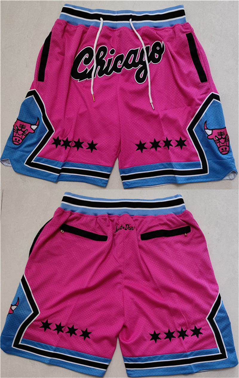 Men's Chicago Bulls Pink Shorts (Run Small) Men's Chicago Bulls Pink Shorts (Run Small)