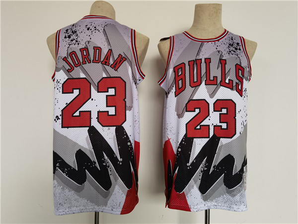 Men's Chicago Bulls #23 Michael Jordan Throwback Basketball Jersey Men's Chicago Bulls #23 Michael Jordan Throwback Basketball Jersey