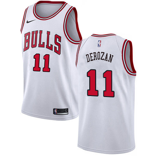 Nike Bulls #11 Demar Derozan White NBA Swingman Association Edition Jersey Nike Bulls #11 Demar Derozan White NBA Swingman Association Edition Jersey