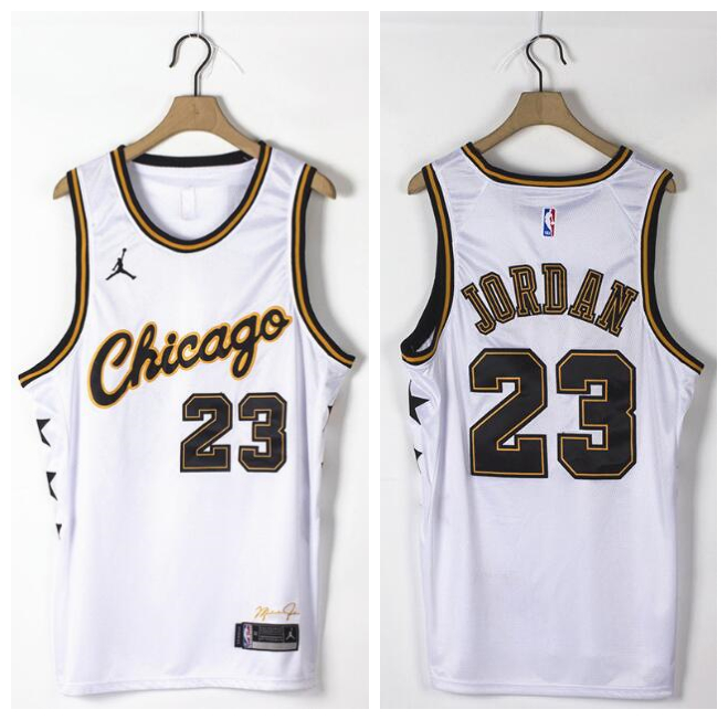 Bulls 23 Michael Jordan White Commemorative Edition Jordan Brand Swingman Jersey Bulls 23 Michael Jordan White Commemorative Edition Jordan Brand Swingman Jersey