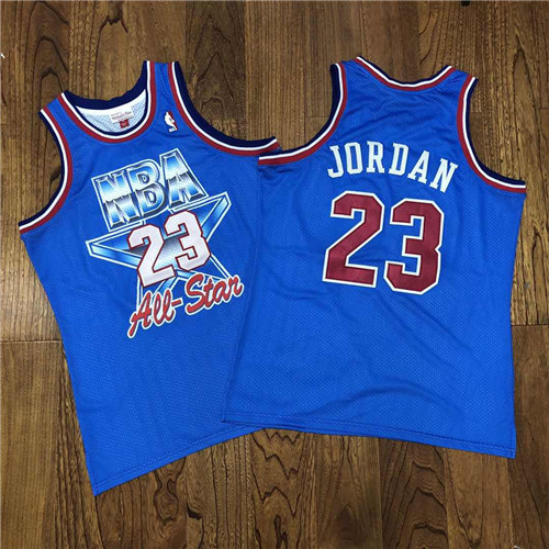 NBA 23 Michael Jordan 1993 All-Star Blue Hardwood Classics Jersey NBA 23 Michael Jordan 1993 All-Star Blue Hardwood Classics Jersey
