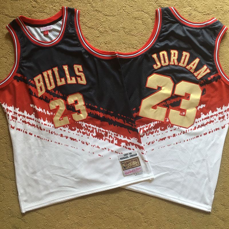 Bulls 23 Michael Jordan Multi Color 1997-98 Hardwood Classics Independent Swingman Jersey Bulls 23 Michael Jordan Multi Color 1997-98 Hardwood Classics Independent Swingman Jersey