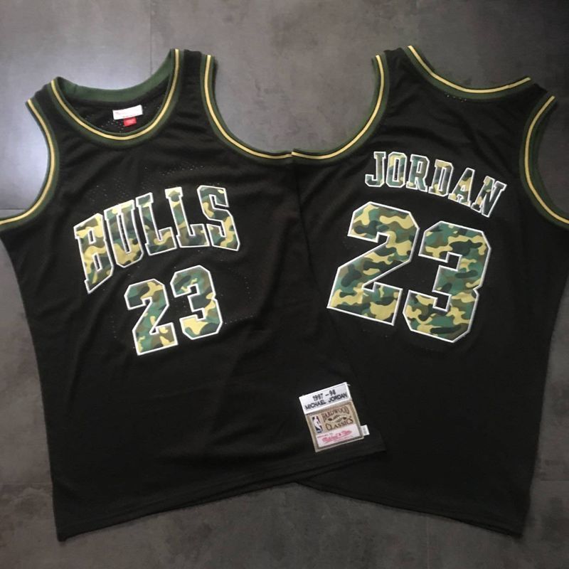 Bulls 23 Michael Jordan Black Camo 1997-98 Hardwood Classics Jersey Bulls 23 Michael Jordan Black Camo 1997-98 Hardwood Classics Jersey