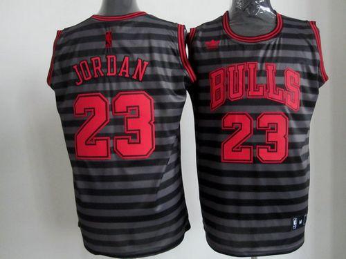 Bulls #23 Michael Jordan Black Grey Groove Stitched NBA Jersey Bulls #23 Michael Jordan Black Grey Groove Stitched NBA Jersey