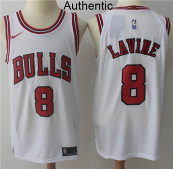 Nike Bulls #8 Zach LaVine White NBA Authentic Association Edition Jersey Nike Bulls #8 Zach LaVine White NBA Authentic Association Edition Jersey