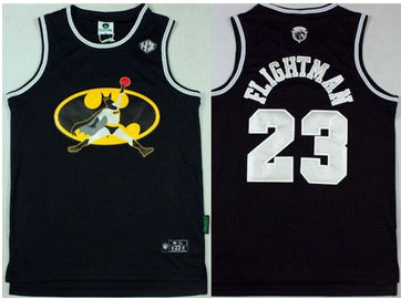 Chicago Bulls #23 Michael Jordan Black FlightMan Stitched NBA Jersey Chicago Bulls #23 Michael Jordan Black FlightMan Stitched NBA Jersey