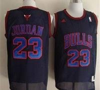 Chicago Bulls #23 Michael Jordan Black(Blue No.) NBA Jersey Chicago Bulls #23 Michael Jordan Black(Blue No.) NBA Jersey