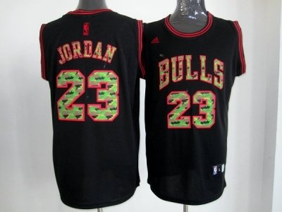 nba chicago bulls #23 jordan black(camo fashion swingman) nba chicago bulls #23 jordan black(camo fashion swingman)