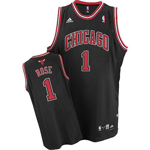 Chicago Bulls 1 Derek Rose Swingman black Chicago Bulls 1 Derek Rose Swingman black