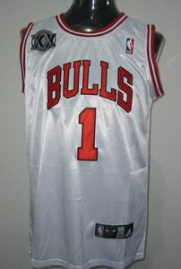 Chicago Bulls 1 Derek Rose WHITE 20th anniversary Chicago Bulls 1 Derek Rose WHITE 20th anniversary