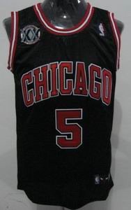 Chicago Bulls 5 Carlos Boozer BLACK 20th anniversary Chicago Bulls 5 Carlos Boozer BLACK 20th anniversary