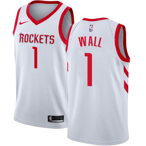 Nike Rockets #1 John Wall White NBA Swingman Association Edition Jersey Nike Rockets #1 John Wall White NBA Swingman Association Edition Jersey