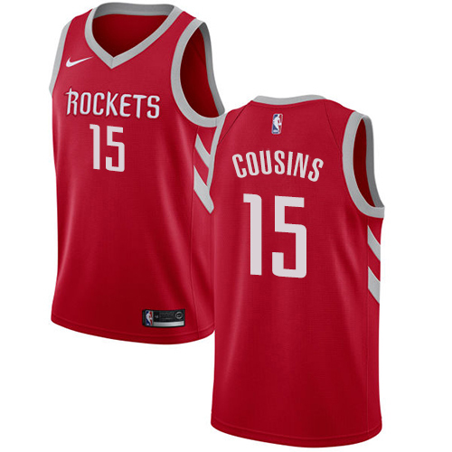 Nike Rockets #15 DeMarcus Cousins Red NBA Swingman Icon Edition Jersey Nike Rockets #15 DeMarcus Cousins Red NBA Swingman Icon Edition Jersey