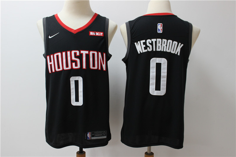 Rockets 0 Russell Westbrook Black Nike Swingman Jersey Rockets 0 Russell Westbrook Black Nike Swingman Jersey