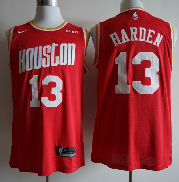 Rockets 13 James Harden Red Nike Retro Swingman Jersey Rockets 13 James Harden Red Nike Retro Swingman Jersey