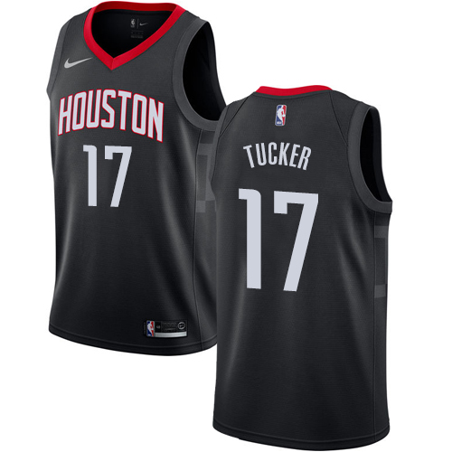 Nike Rockets #17 PJ Tucker Black NBA Swingman Statement Edition Jersey Nike Rockets #17 PJ Tucker Black NBA Swingman Statement Edition Jersey