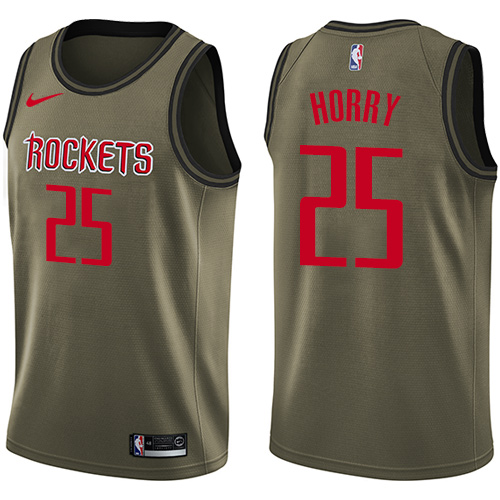 Nike Rockets #25 Robert Horry Green Salute to Service NBA Swingman Jersey Nike Rockets #25 Robert Horry Green Salute to Service NBA Swingman Jersey