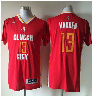 Houston Rockets #13 James Harden Red Pride Clutch City Stitched NBA Jersey Houston Rockets #13 James Harden Red Pride Clutch City Stitched NBA Jersey