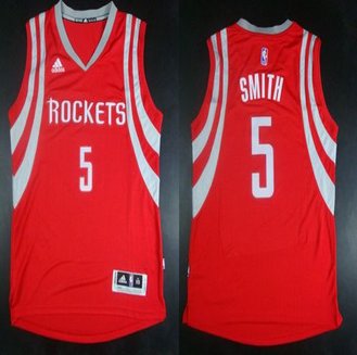 Revolution 30 Houston Rockets #5 Josh Smith Red Road Stitched NBA Jersey Revolution 30 Houston Rockets #5 Josh Smith Red Road Stitched NBA Jersey