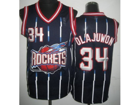 Houston Rockets 34 Hakeem Olajuwon Black Hardwood Classics Revolution 30 NBA Jerseys Houston Rockets 34 Hakeem Olajuwon Black Hardwood Classics Revolution 30 NBA Jerseys