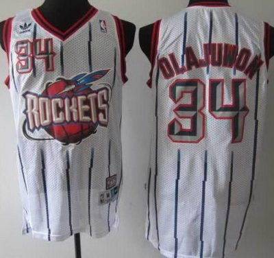 Houston Rockets 34 Hakeem Olajuwon White Soul Swingman NBA Jerseys Houston Rockets 34 Hakeem Olajuwon White Soul Swingman NBA Jerseys