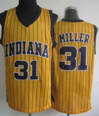 Indiana Pacers 31 Reggie Miller Yellow Hardwood Classics Revolution 30 NBA Jerseys Indiana Pacers 31 Reggie Miller Yellow Hardwood Classics Revolution 30 NBA Jerseys