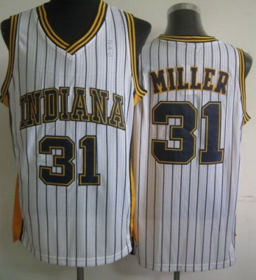 Indiana Pacers 31 Reggie Miller White Hardwood Classics Revolution 30 NBA Jerseys Indiana Pacers 31 Reggie Miller White Hardwood Classics Revolution 30 NBA Jerseys