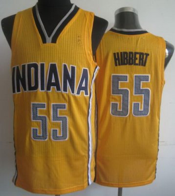 Indiana Pacers 55 Roy Hibbert Yellow Revolution 30 NBA Jerseys Indiana Pacers 55 Roy Hibbert Yellow Revolution 30 NBA Jerseys