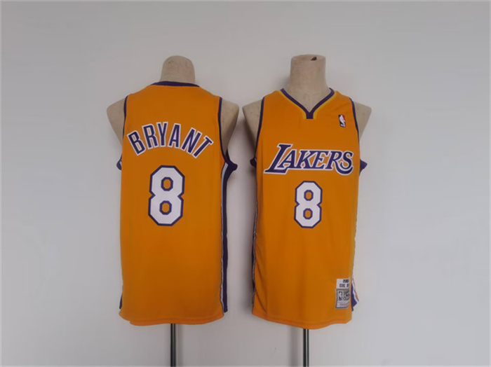 Men's Los Angeles Lakers #6 LeBron James Yellow Throwback Basketball Jersey Men's Los Angeles Lakers #6 LeBron James Yellow Throwback Basketball Jersey