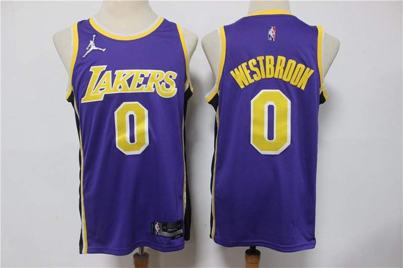 Lakers 0 Russell Westbrook Purple Jordan Brand Diamond 75th Anniversary City Edition Swingman Jersey Lakers 0 Russell Westbrook Purple Jordan Brand Diamond 75th Anniversary City Edition Swingman Jersey