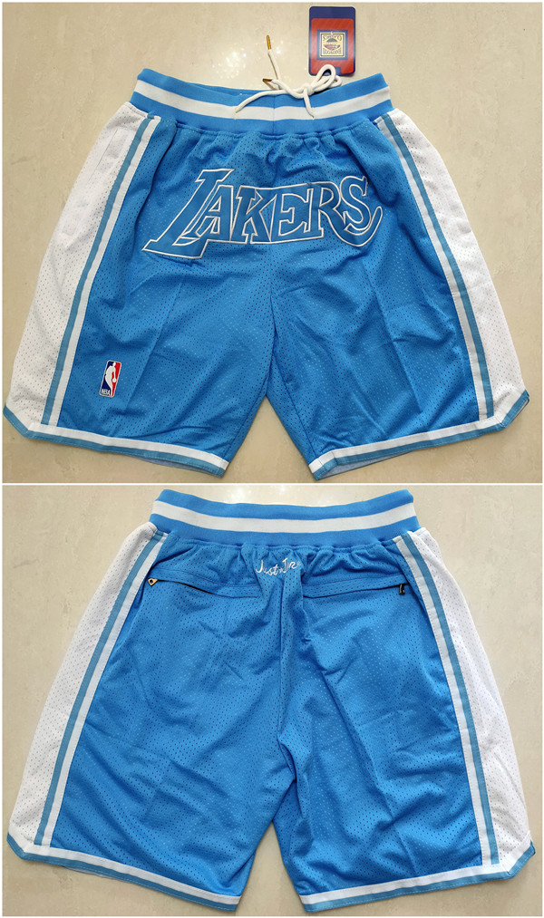 Men's Los Angeles Lakers Light Blue Shorts (Run Small) Men's Los Angeles Lakers Light Blue Shorts (Run Small)