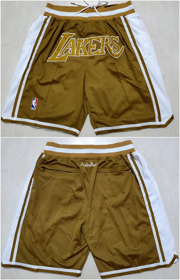 Men's Los Angeles Lakers Tawny Shorts (Run Small) Men's Los Angeles Lakers Tawny Shorts (Run Small)