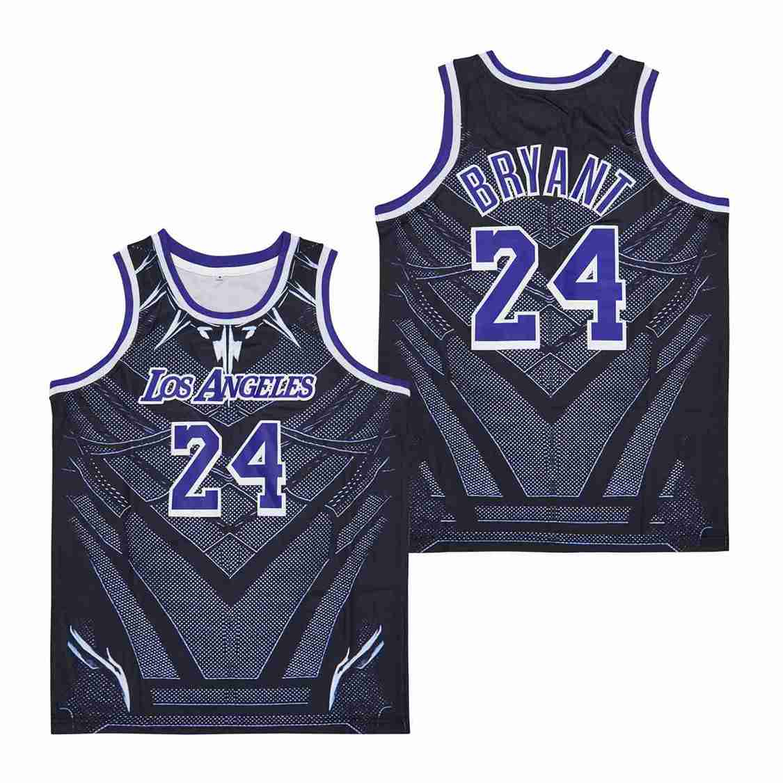 Lakers 24 Kobe Bryant Black panther Fashion Jersey Lakers 24 Kobe Bryant Black panther Fashion Jersey
