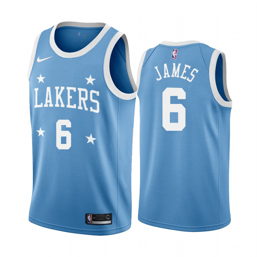 Nike Lakers #6 LeBron James Blue Minneapolis All-Star Classic NBA Jersey Nike Lakers #6 LeBron James Blue Minneapolis All-Star Classic NBA Jersey