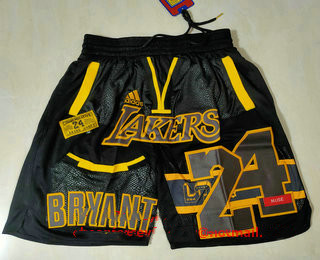 Men's Los Angeles Lakers #24 Kobe Bryant Black Golden Retired Men's Los Angeles Lakers #24 Kobe Bryant Black Golden Retired