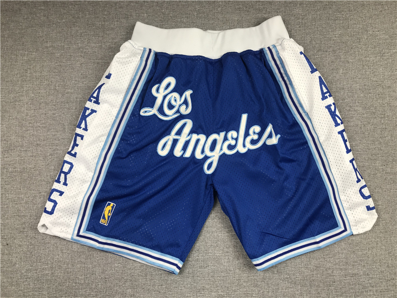 Lakers Teams Blue Just Don With Pocket Swingman Shorts Lakers Teams Blue Just Don With Pocket Swingman Shorts