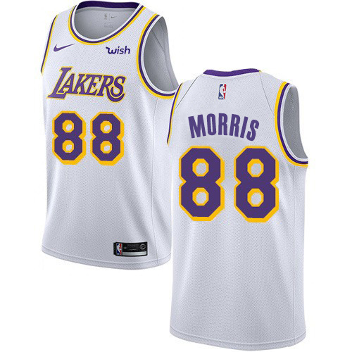 Nike Lakers #88 Markieff Morris White NBA Swingman Association Edition Jersey Nike Lakers #88 Markieff Morris White NBA Swingman Association Edition Jersey