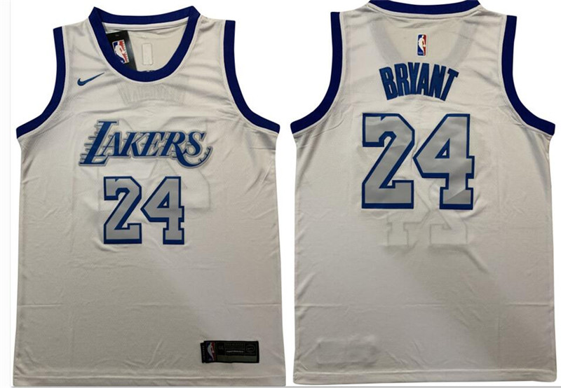 Lakers 24 Kobe Bryant White Nike Swingman Jersey Lakers 24 Kobe Bryant White Nike Swingman Jersey