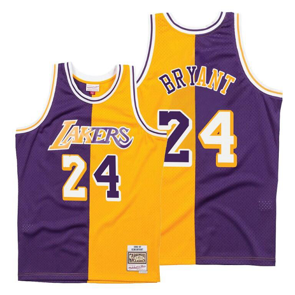 Men's Nike Los Angeles Lakers #24 Kobe Bryant Split Edition Jersey Men's Nike Los Angeles Lakers #24 Kobe Bryant Split Edition Jersey
