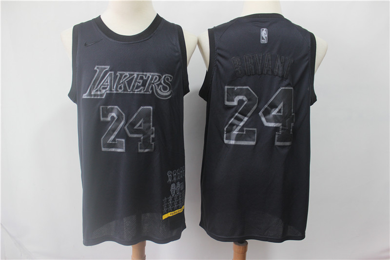 Lakers 24 Kobe Bryant Black Nike Swingman MVP Jersey Lakers 24 Kobe Bryant Black Nike Swingman MVP Jersey