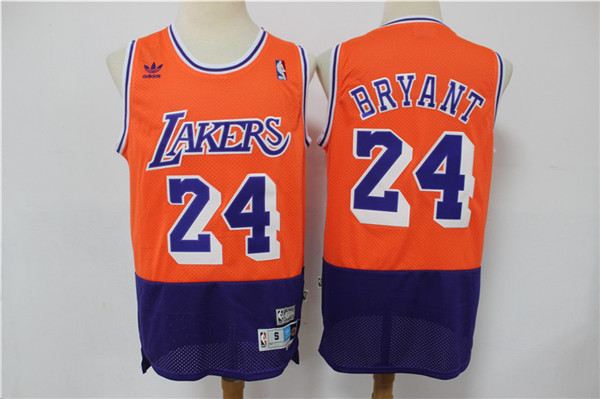 Lakers 24 Kobe Bryant Orange Navy Split Hardwood Classics Jersey Lakers 24 Kobe Bryant Orange Navy Split Hardwood Classics Jersey