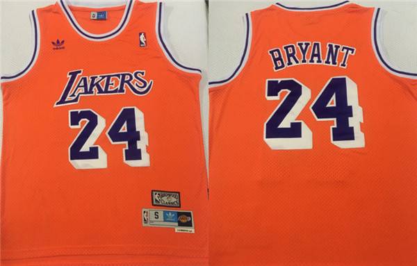 Lakers 24 Kobe Bryant Orange Hardwood Classics Jersey Lakers 24 Kobe Bryant Orange Hardwood Classics Jersey